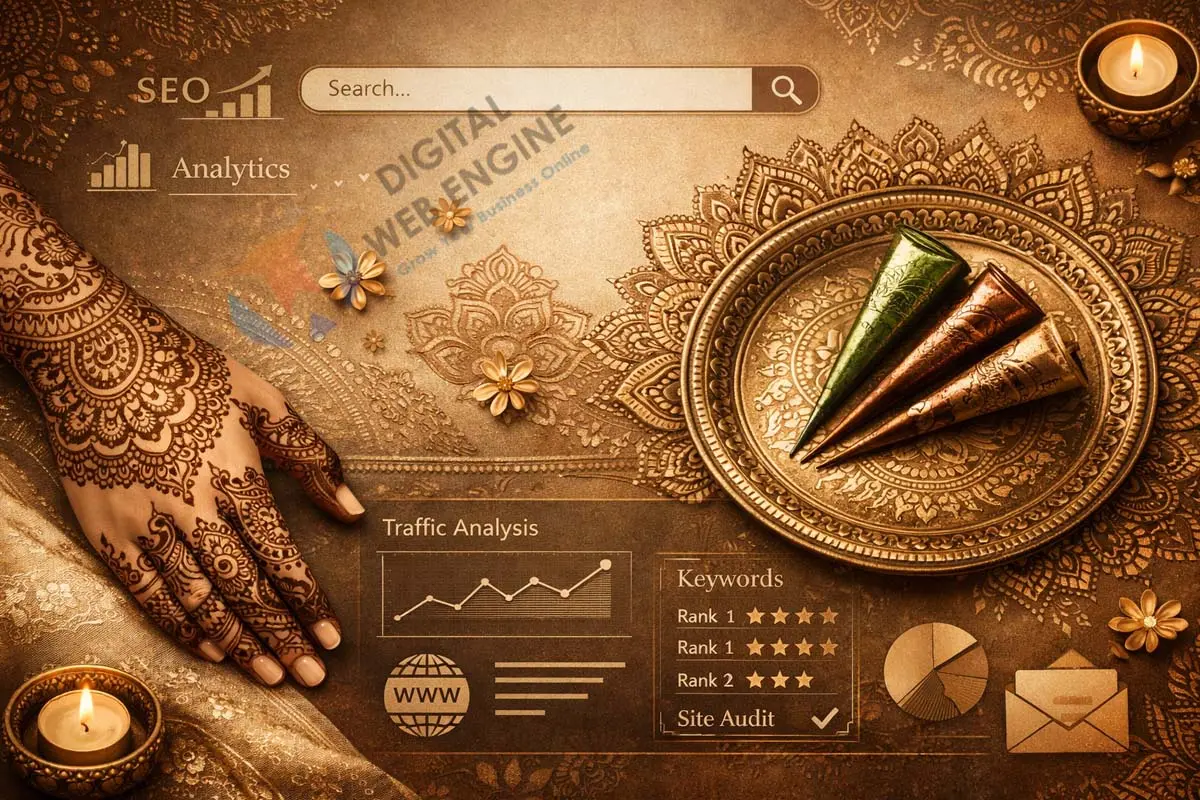 Mehandi Artist Website & SEO Agency